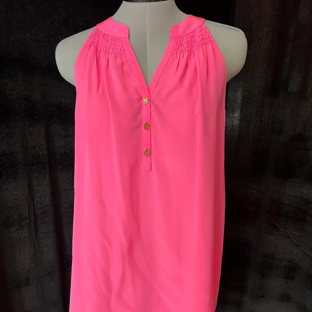 Lilly Pulitzer Silk Bailey Top